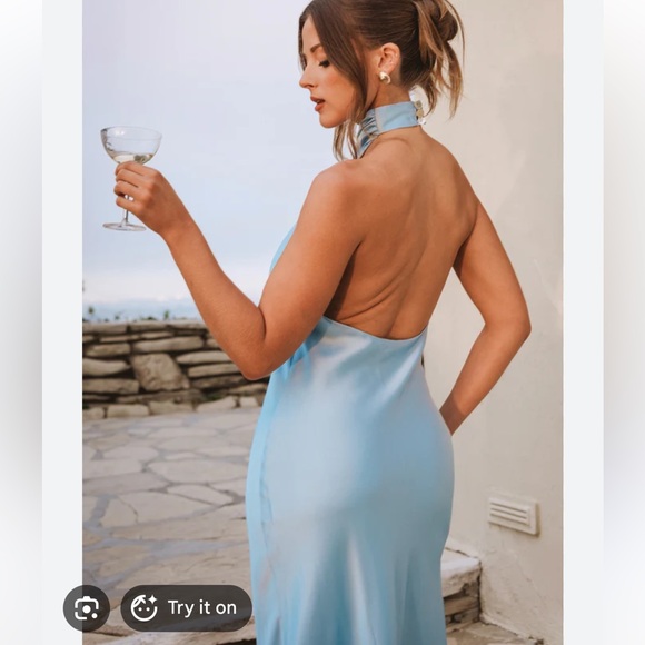 Show Me Your MuMu Jasmine Halter Maxi Dress - Picture 7 of 8